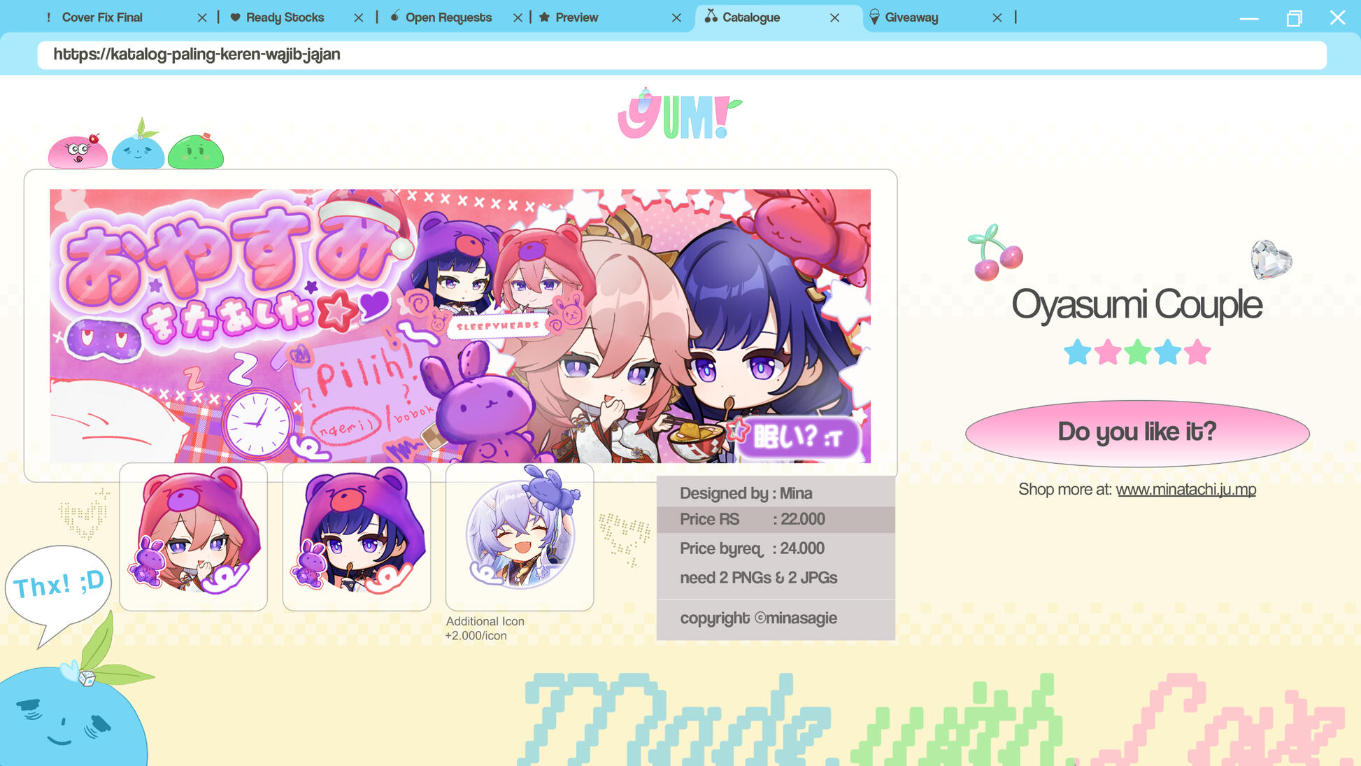 oyasumi cp oyasumi cp